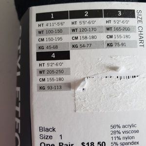 HUE Accessories - Hue Heat Temp Tights Size 1 HUE Accessories - Hue Heat Temp Tights Size 1